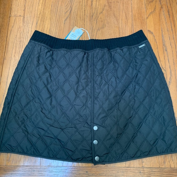 PRANA Diva Black Quilted Skirt NWT - Picture 3 of 5